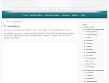 Tablet Screenshot of anciennemonnaiedumaroc.com